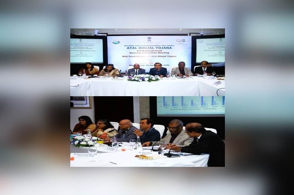 The third meeting of the National Level Steering Committee (NLSC) of the Atal Bhujal Yojana was held in New Delhi under the Chairmanship of Shri Pankaj Kumar, Secretary, Department of Water Resources, RD & GR, Ministry of Jal Shakti.