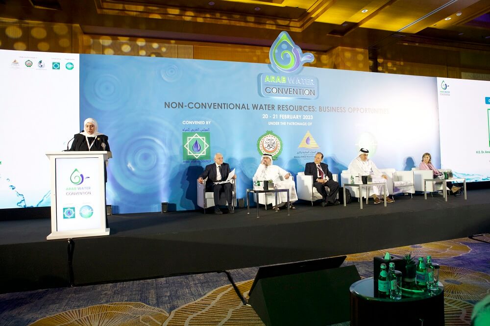 Arab Water Council convened more than 10 Ministers, 400 officials and over 22 Arab Country representatives on the first day of the Arab Water Convention 2023.