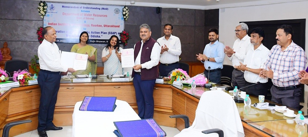 The Odisha government has signed an MoU with the Indian Institute of Technology (IIT), Roorkee to improve the management of its water resources.