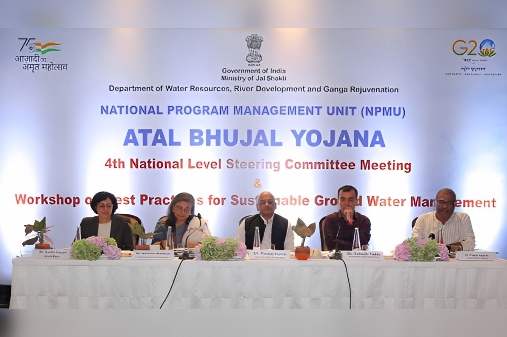 World Bank praises Atal Bhujal Yojana for bringing water use efficiency at the forefront and progress made during last three years.