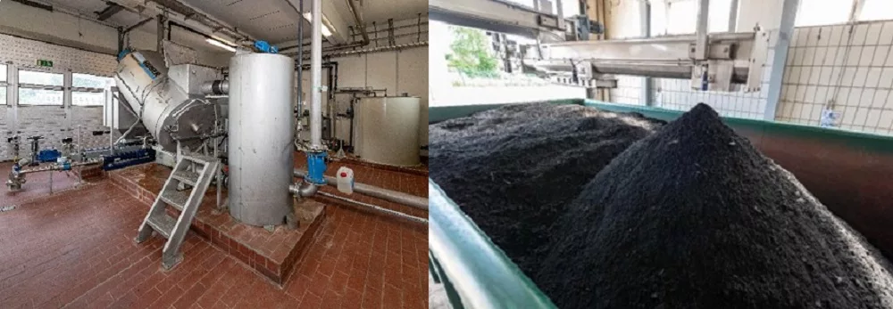 Strict sludge regulations are met at the wastewater treatment plant in Germany as the Pumphead delivers performance and efficiency.